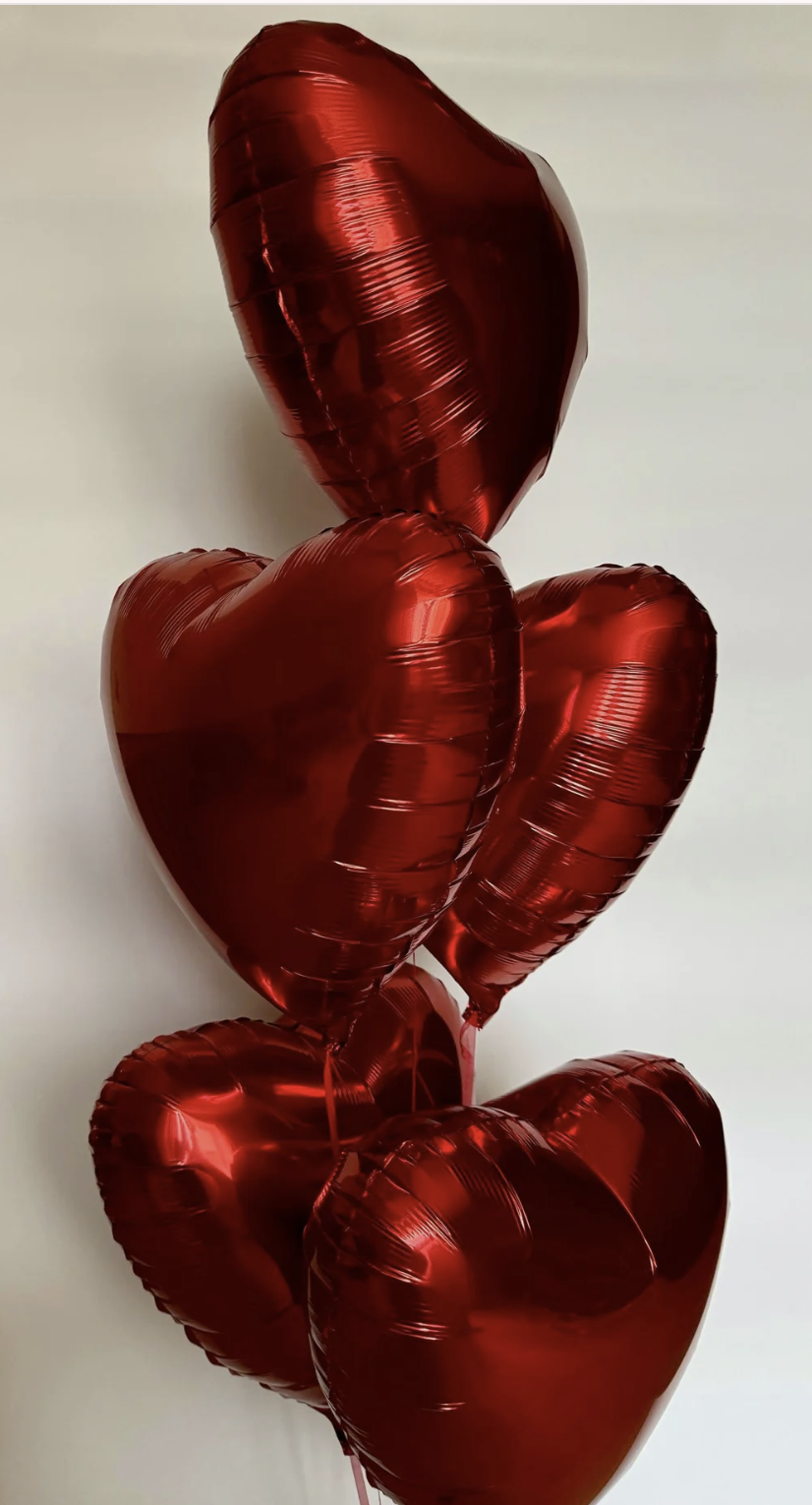Red Heart Balloons