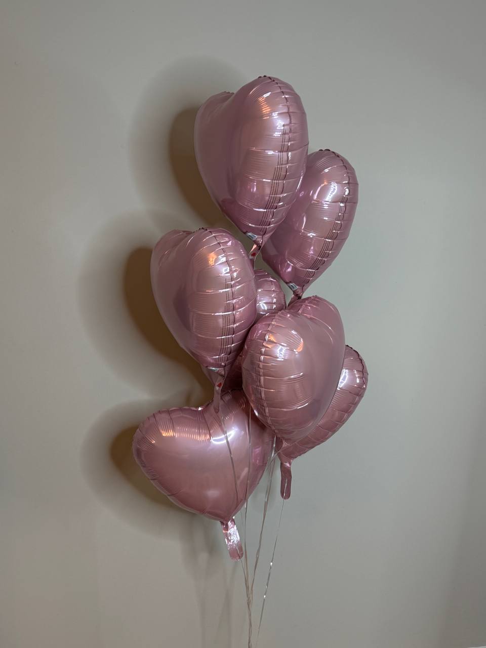 Blush Heart Balloons