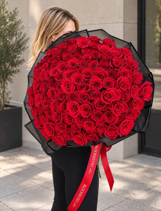 Bouquet No. 6 | 100 Red Roses